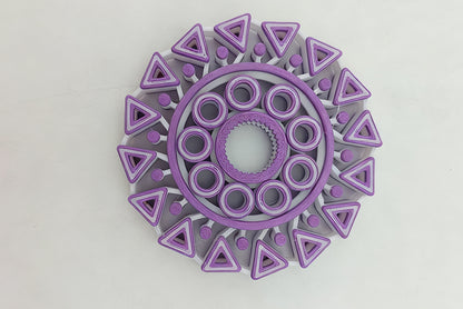 "Sharp Teeth" Stress Relief Spinning Top