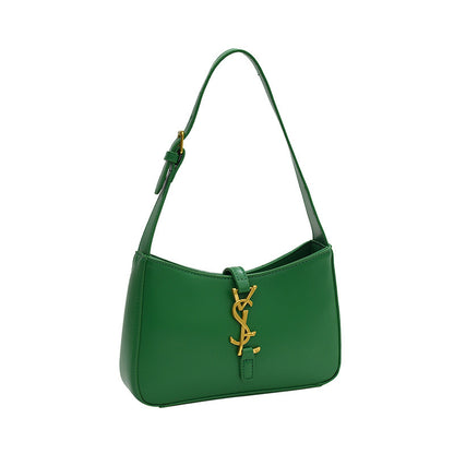 Textured solid color underarm bag