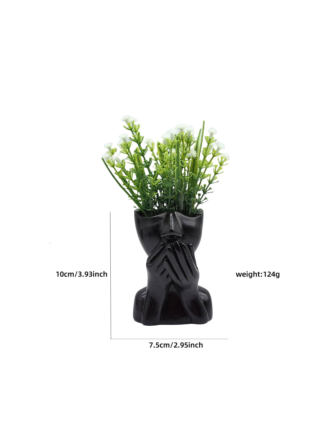 Nordic Art Abstract Resin Vase Simple