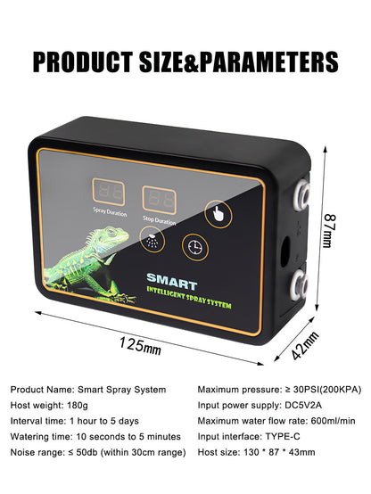Rainforest Terrarium Automatic Mist System