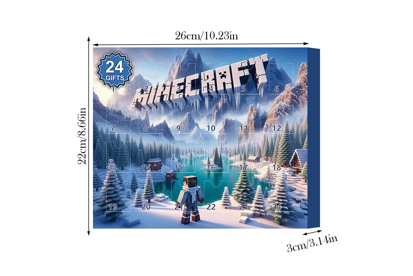 Minecraft building block countdown surprise blind box