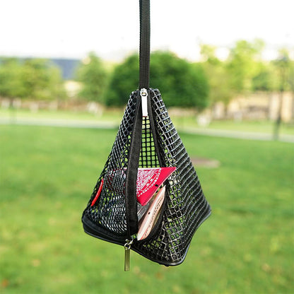 Foldable hanging storage net