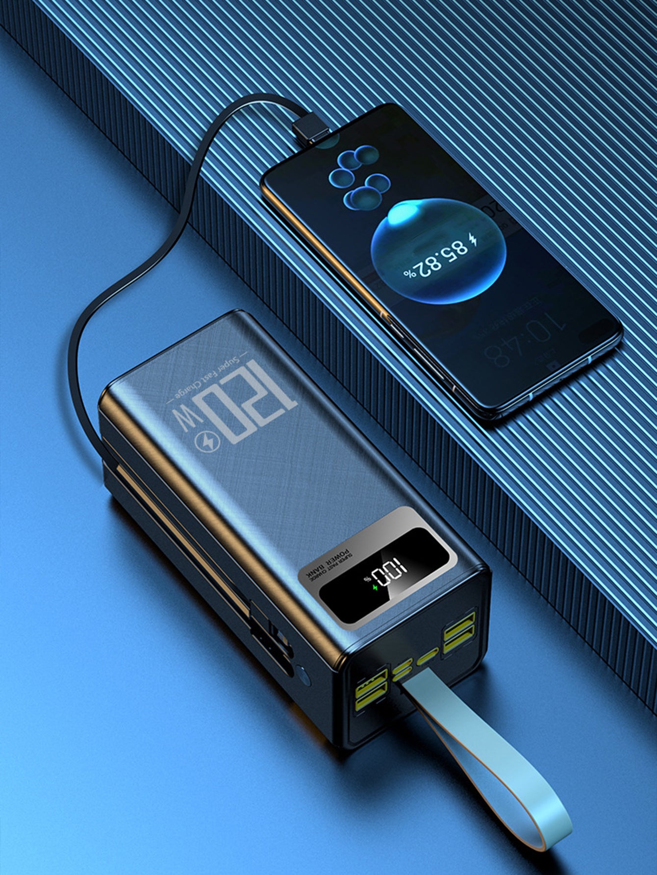 100000mAh Large Capacity Mobile Power Bank