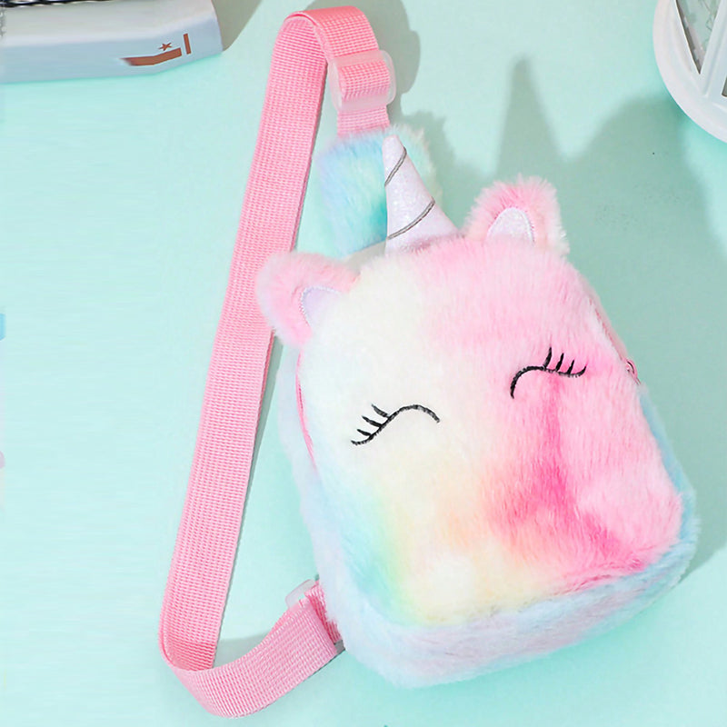 Unicorn cartoon children's chest bag
