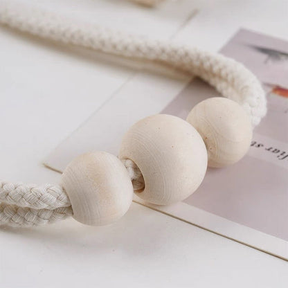 Magnetic curtain tie rope