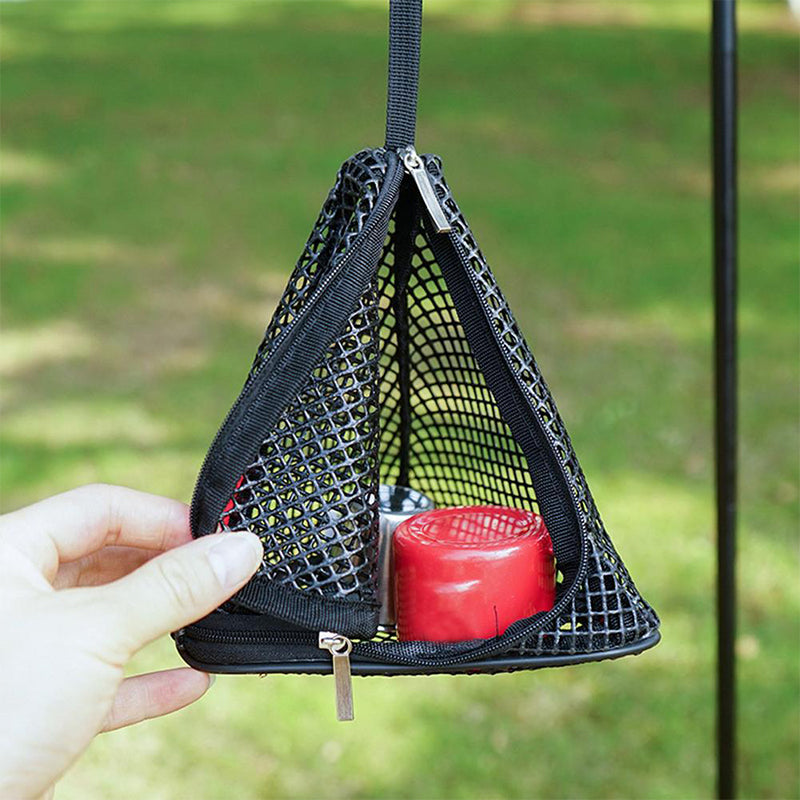 Foldable hanging storage net