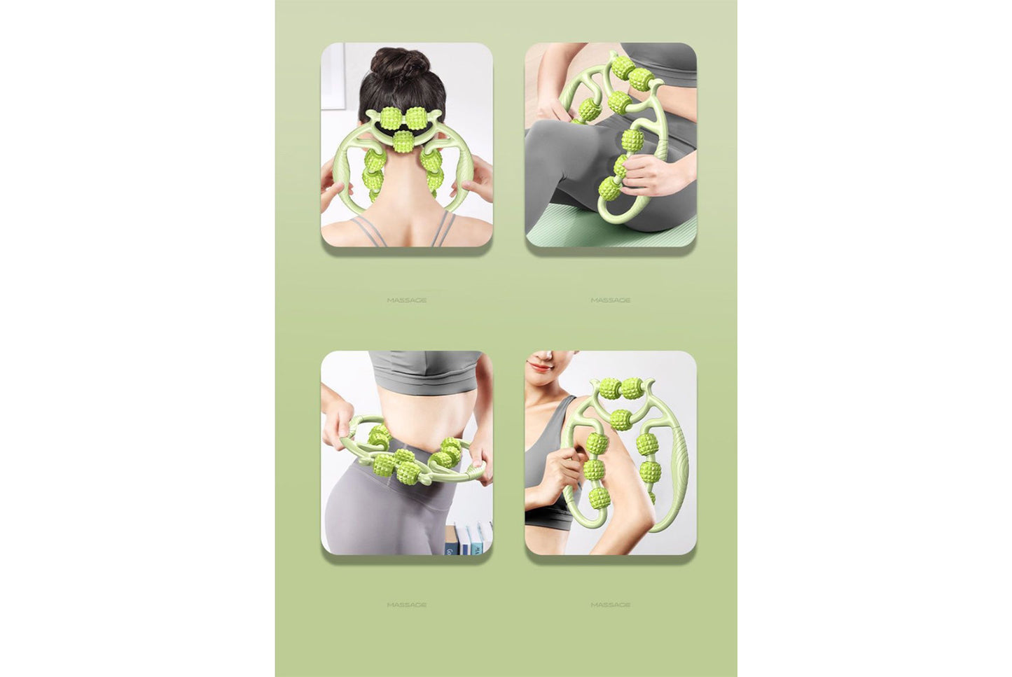 **Circular Leg Massager (360° Roller-Type Calf Relaxer)**