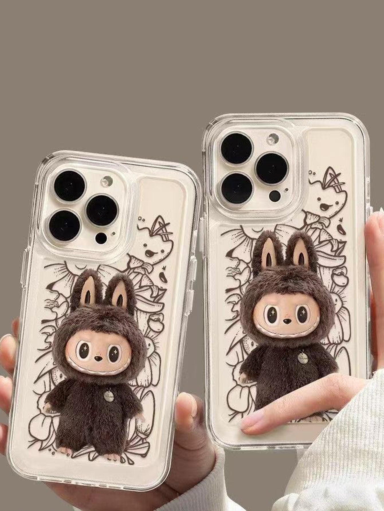 Labubu Full Cover Anti-Fall iPhone Case