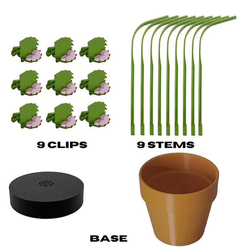 Simulation potted flytrap clip