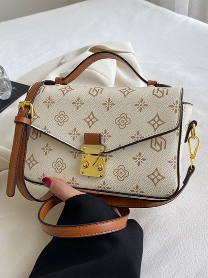 Floral Print Shoulder Bag - Versatile Crossbody Tote with Premium Finish - 3 Colours