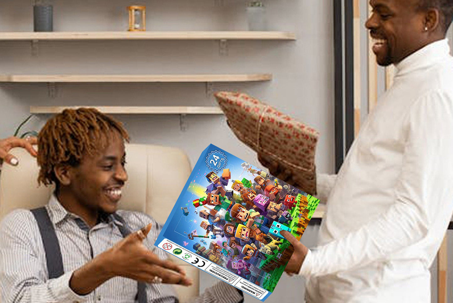 Minecraft building block countdown surprise blind box