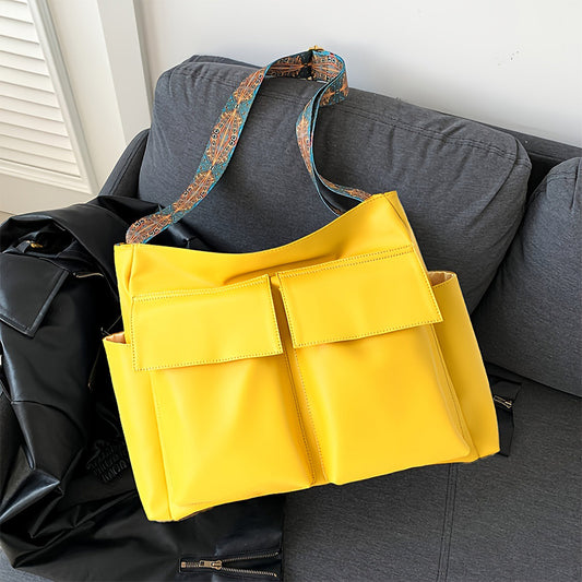 Artistic workwear messenger bag