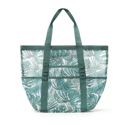 Multi-pocket foldable beach bag