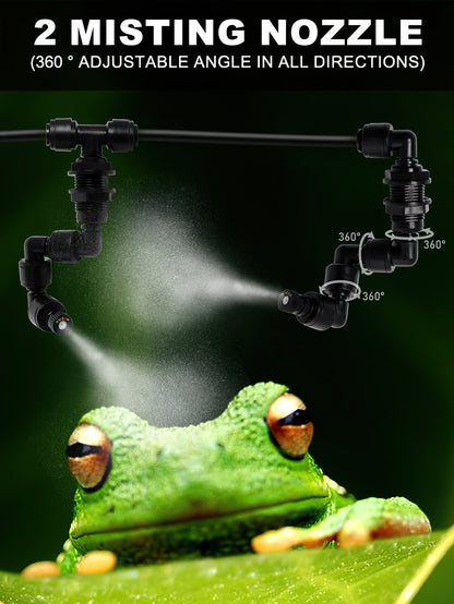 Rainforest Terrarium Automatic Mist System