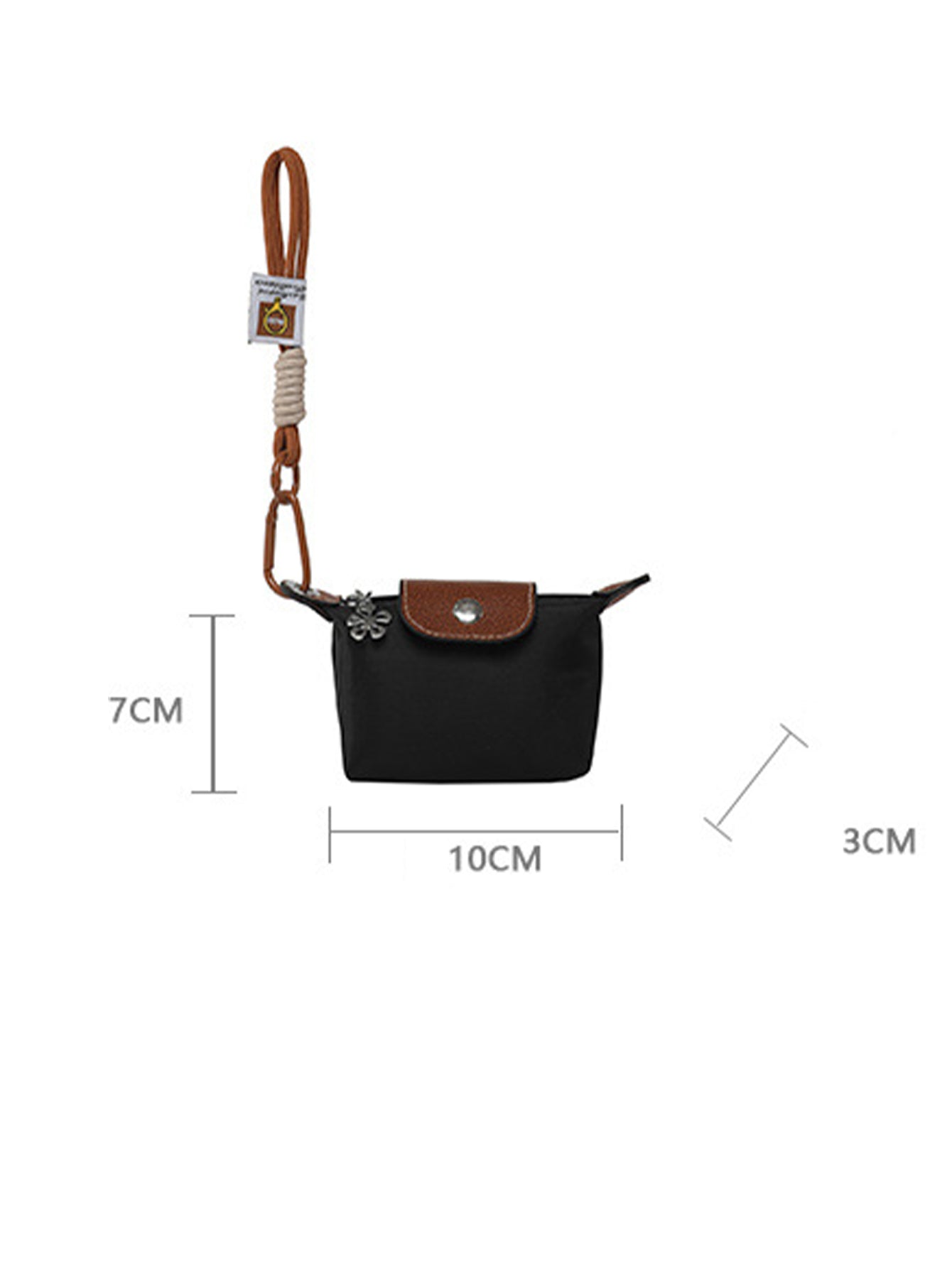 Casual contrast color mini handbag