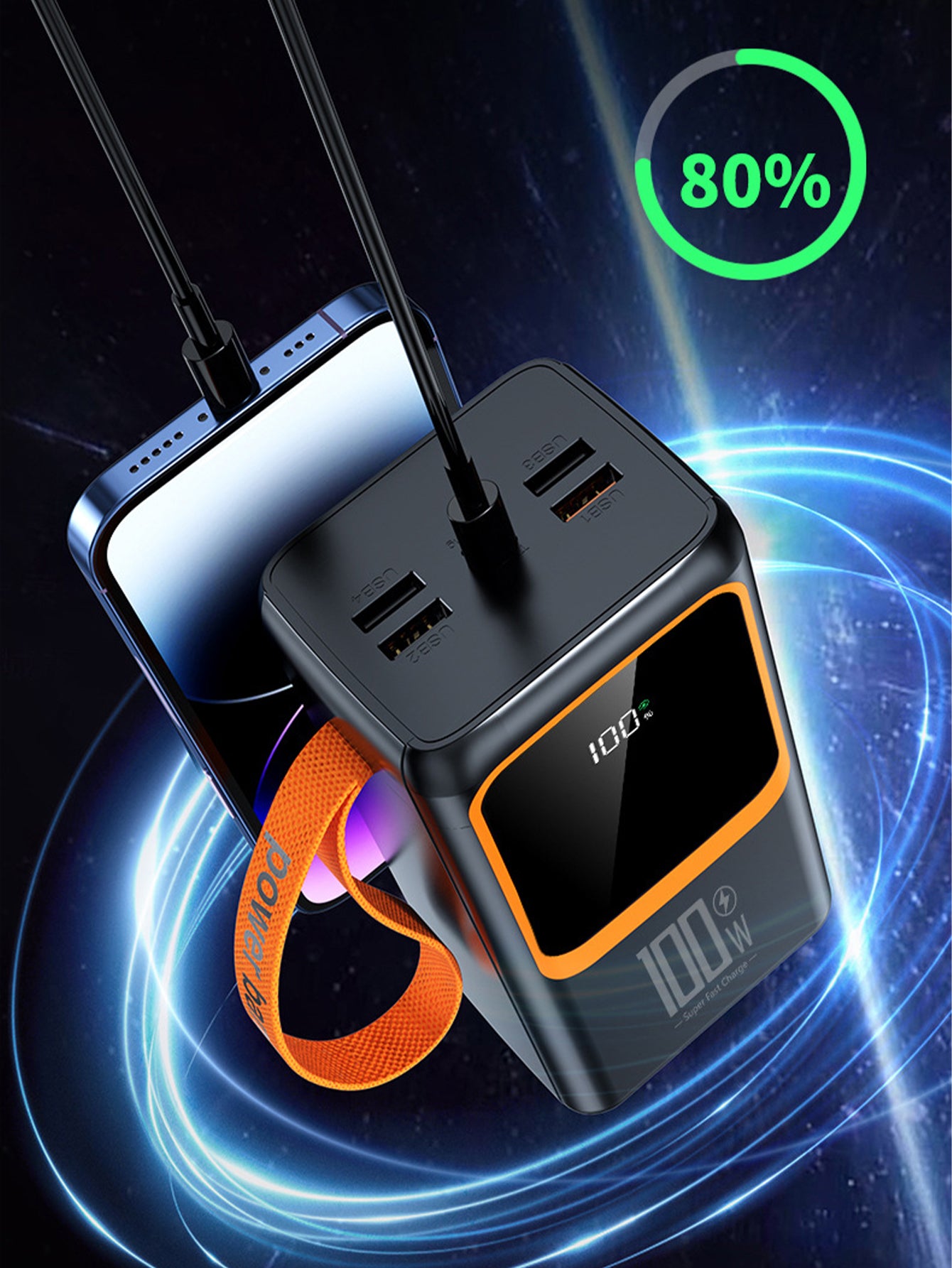 100W Super Fast Charging Power Bank