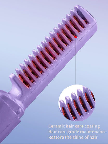 Mini Wireless Hair Straightening Brush ¨C Dual-Use Beauty Essential - 2 Colors