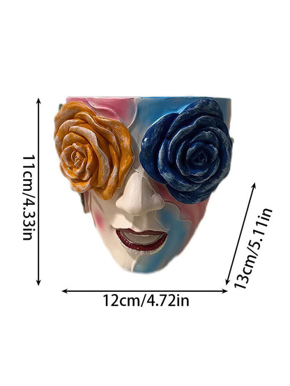 Rose Face Planter – Modern Artistic Decor for Home & Garden