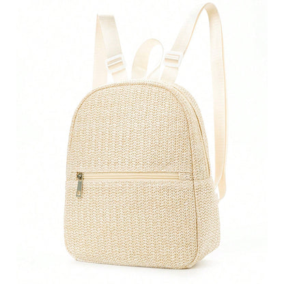 Printed nylon backpack
