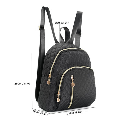 Minimalist commuter quilted backpack