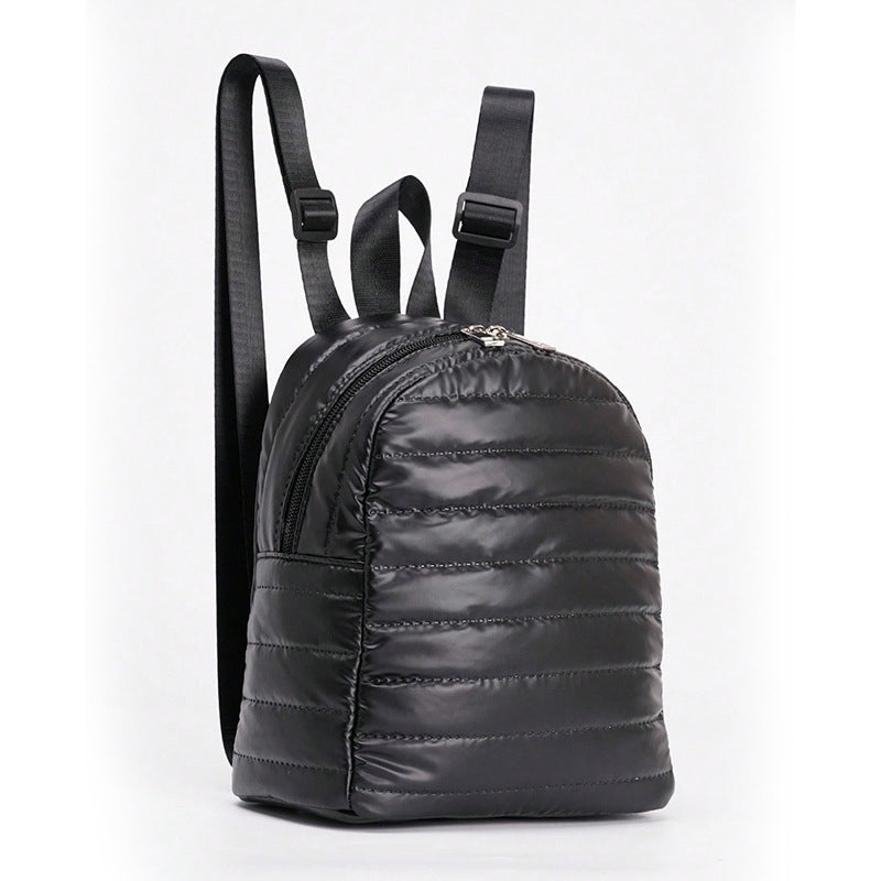 Fashionable shiny backpack