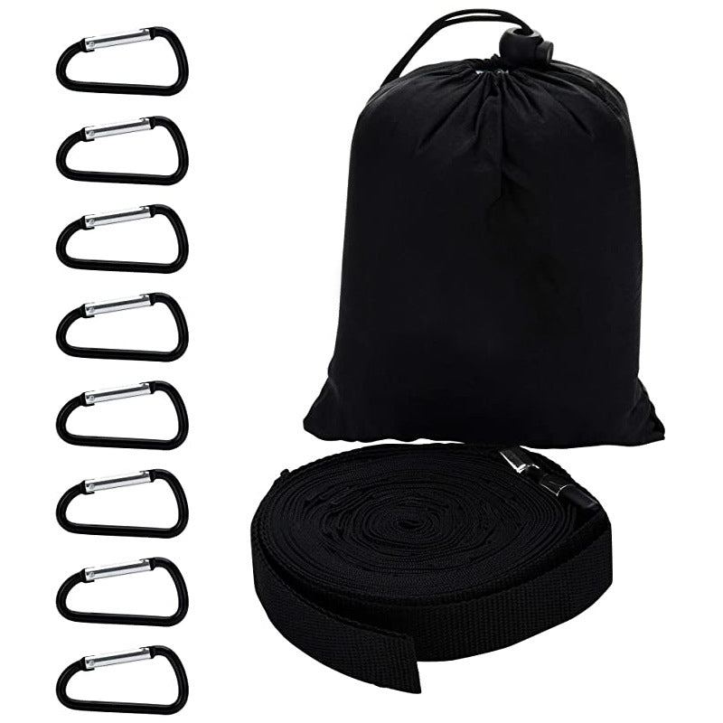 Outdoor portable clothesline