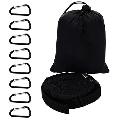 Outdoor portable clothesline