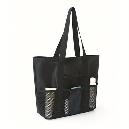 Foldable mesh beach bag