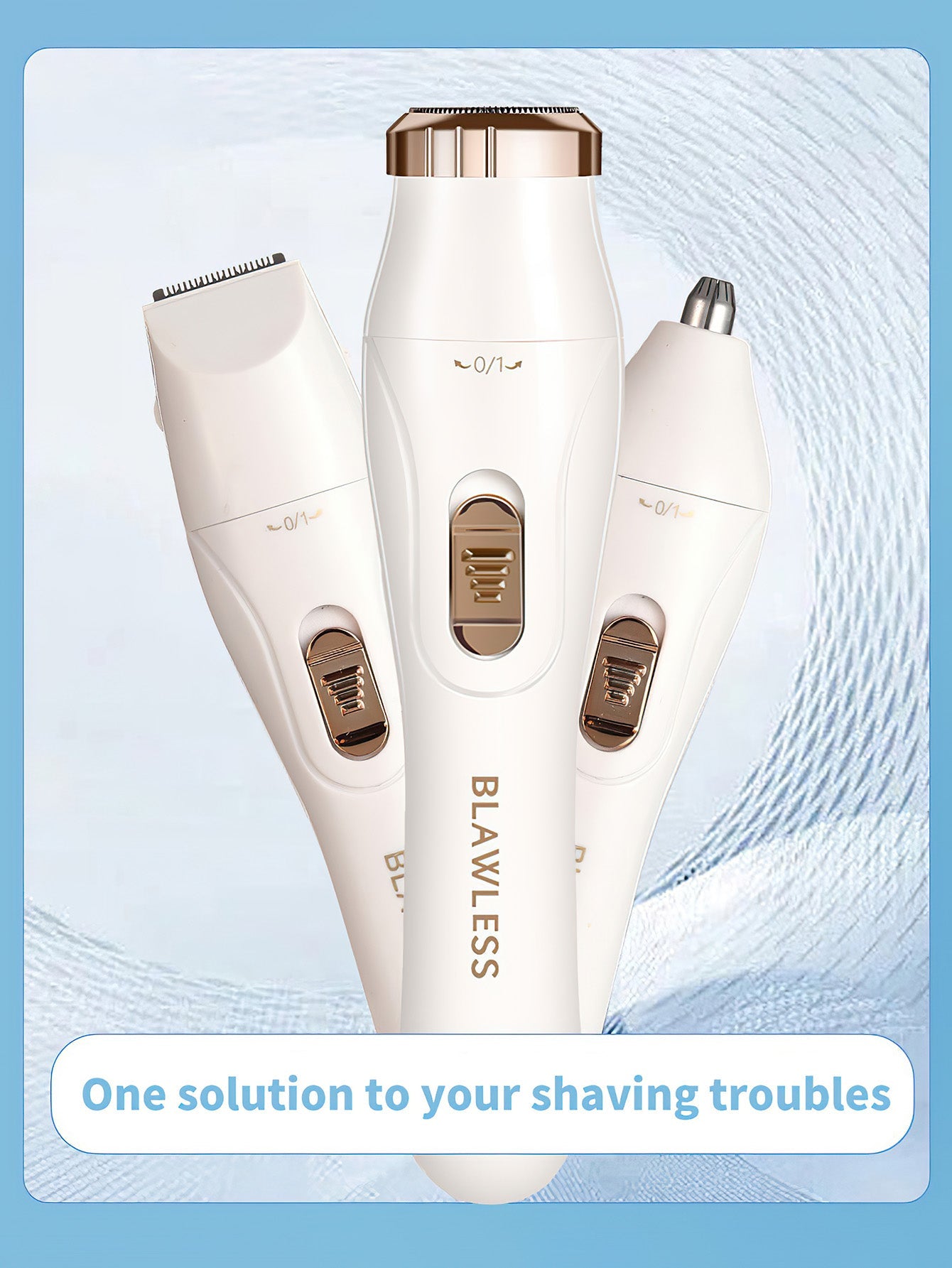 Multifunctional Hair Removal Shaver ¨C Portable and Versatile Grooming Tool - 3 Colors