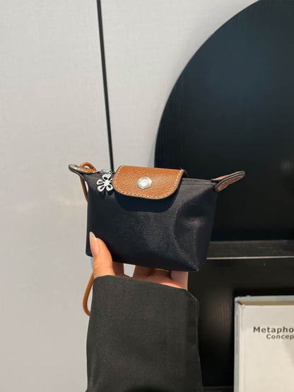 Casual contrast color mini handbag