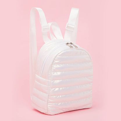 Fashionable shiny backpack