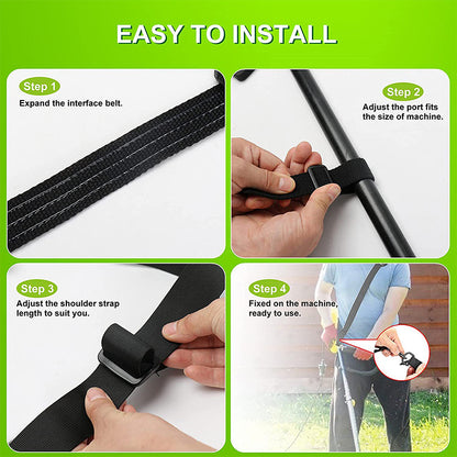 Lawn mower straps