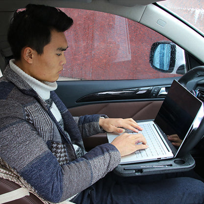Car steering wheel table