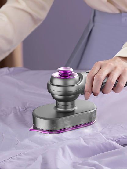 Mini Dual-Use Steam Iron  Garment Steamer Compact Wrinkle Eraser - 2 Colours