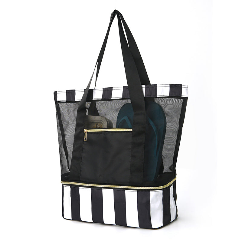 Double-layer large-capacity beach bag