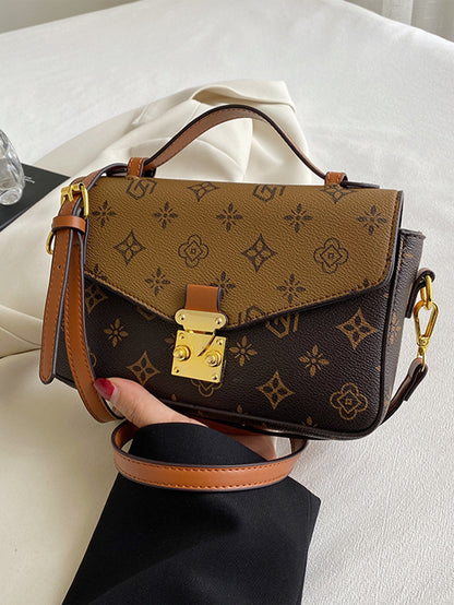 Floral Print Shoulder Bag - Versatile Crossbody Tote with Premium Finish - 3 Colours