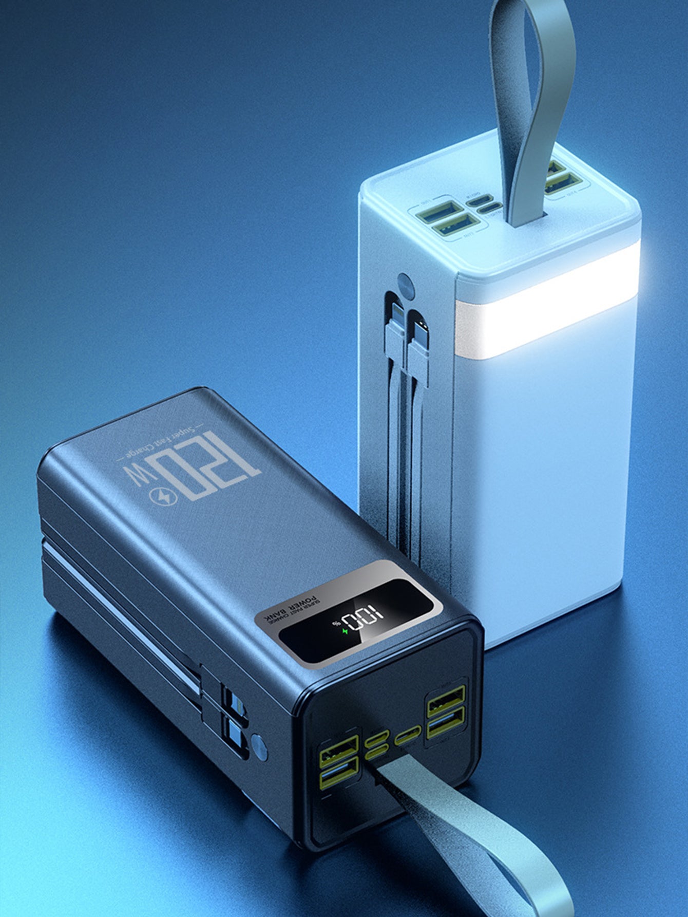 100000mAh Large Capacity Mobile Power Bank