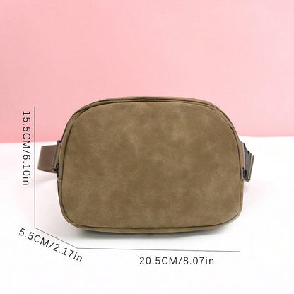 Suede waterproof chest bag
