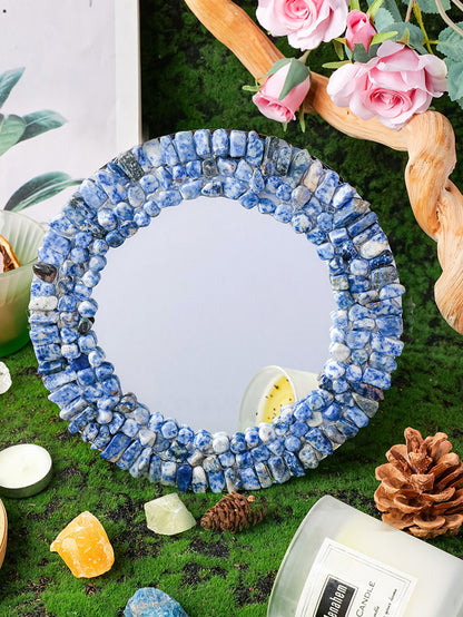 Natural Crystal Gravel Mirror