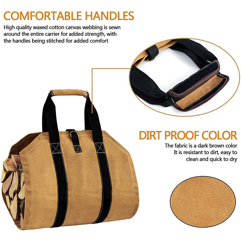 Firewood storage bag