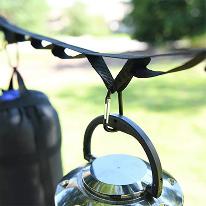 Outdoor portable clothesline