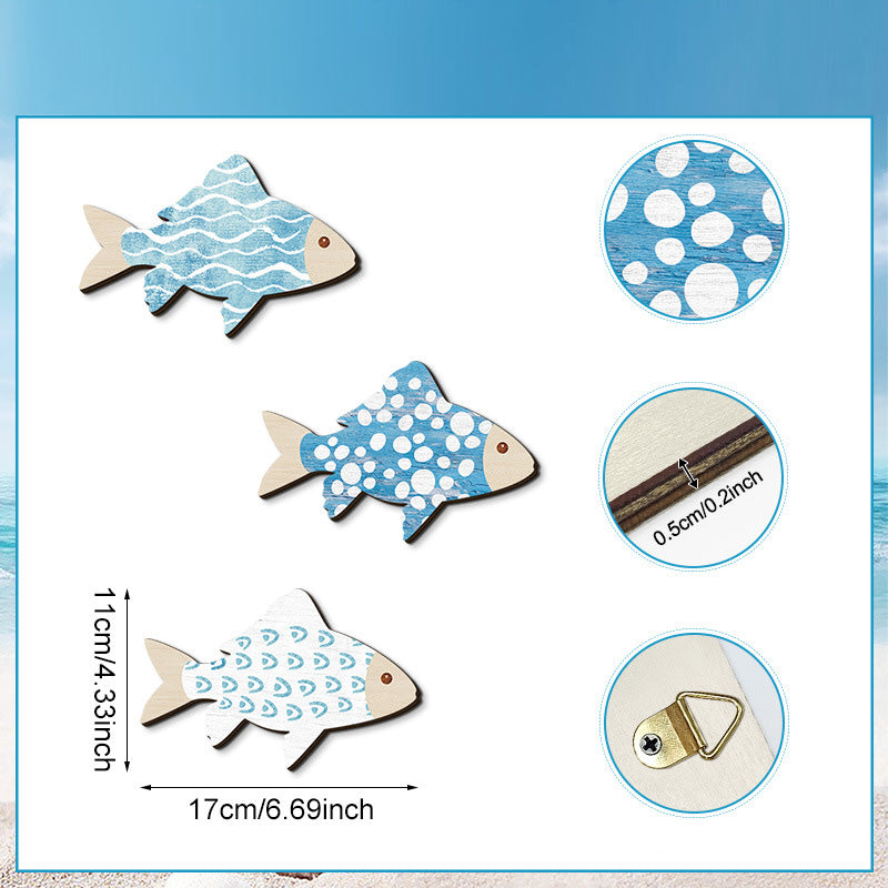 Coastal Wooden Wall Decor Set