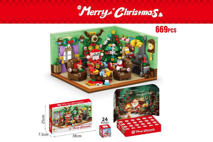 Christmas Room 669PCS [24 Small Boxes]
