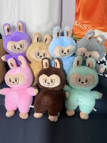 Breathing Labubu Plush Doll