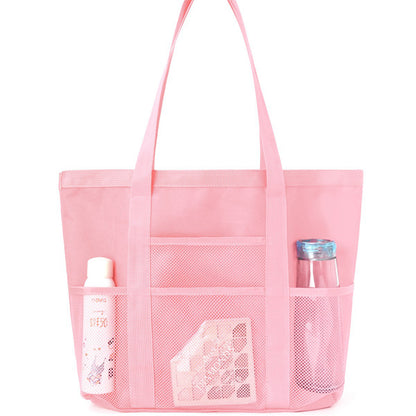 Foldable mesh beach bag