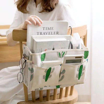 Bedside rack dormitory storage artifact