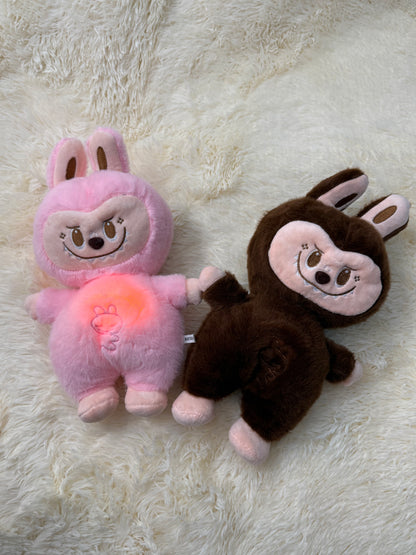 Breathing Labubu Plush Doll