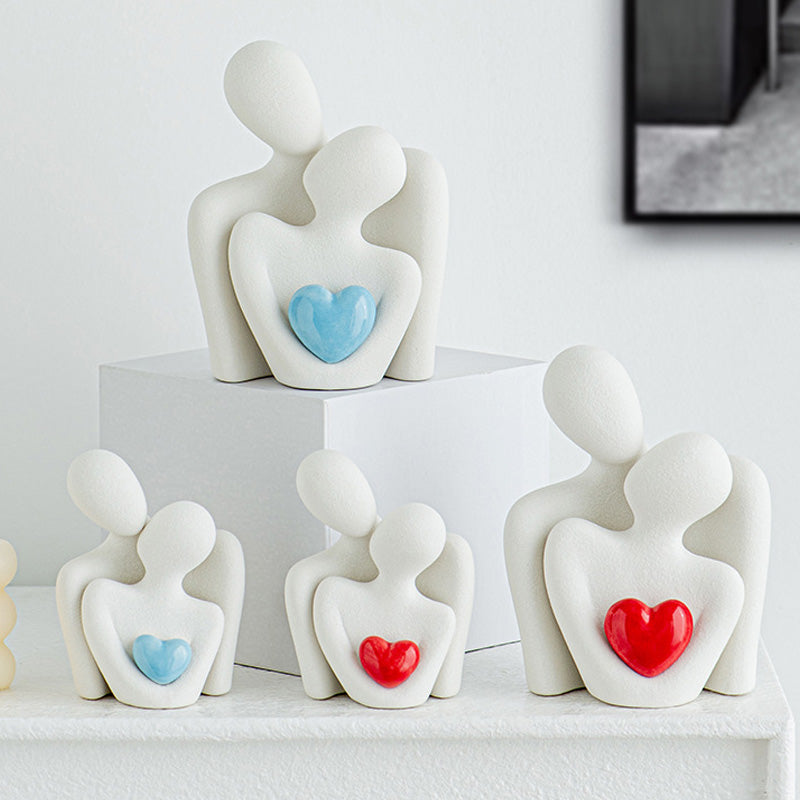 Ceramic Engraved Couple Ornaments