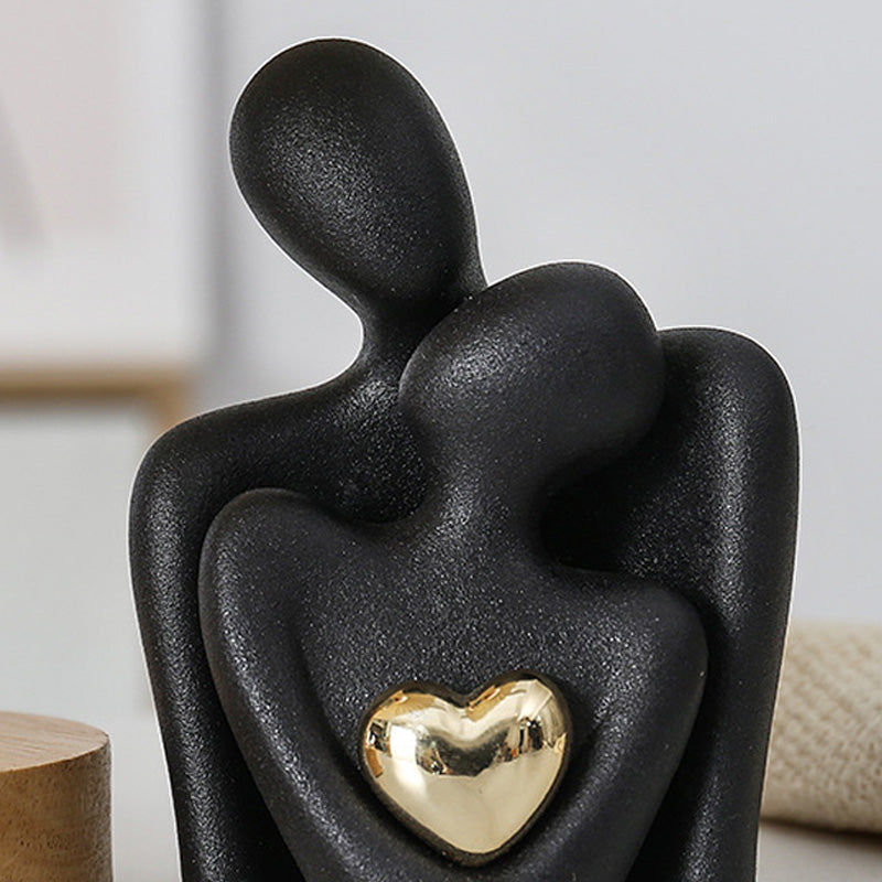 Ceramic Engraved Couple Ornaments