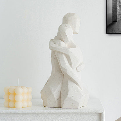 Simple Couple Ceramic Ornaments
